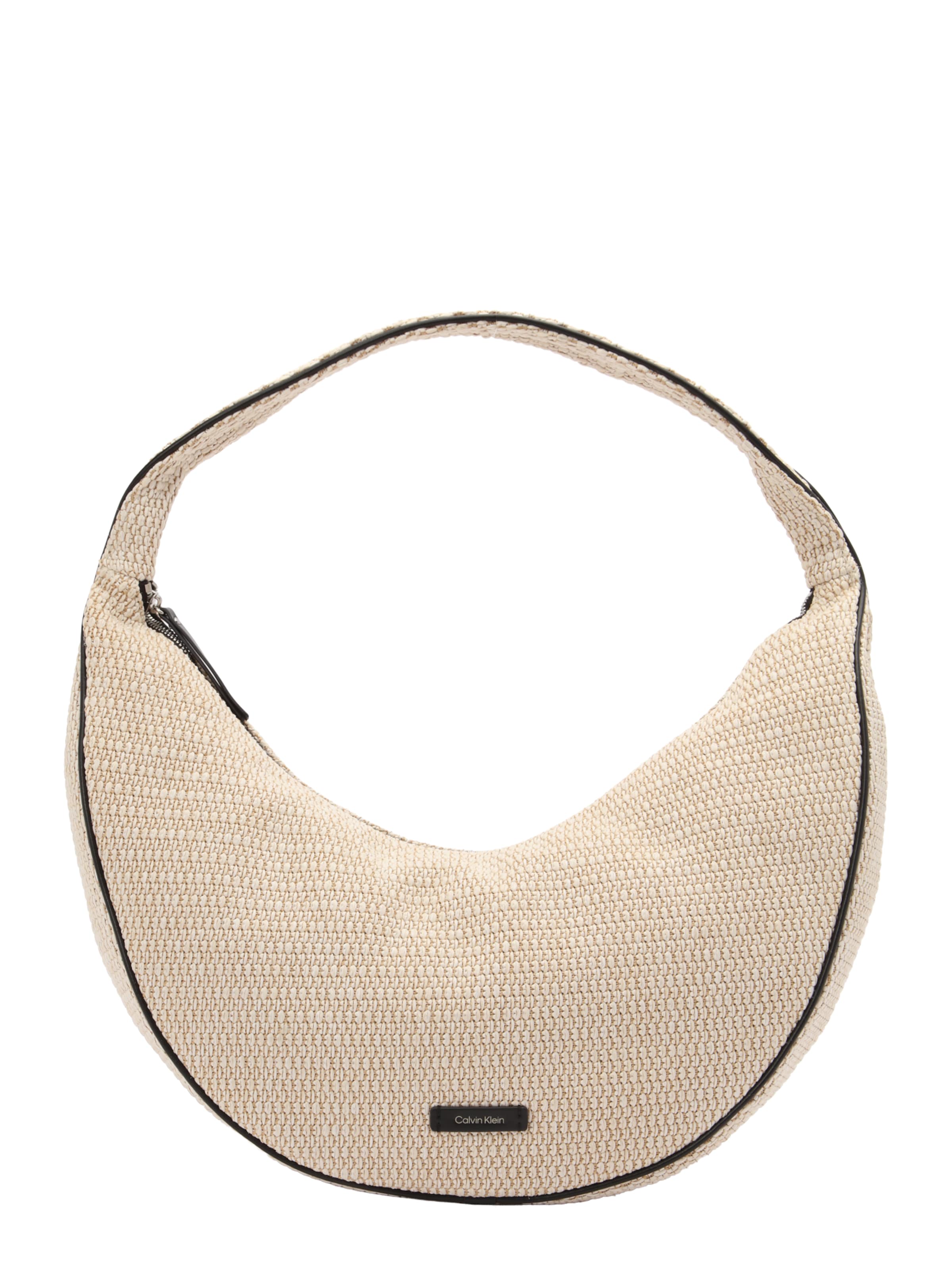 Calvin Klein Skuldertaske i beige: forside
