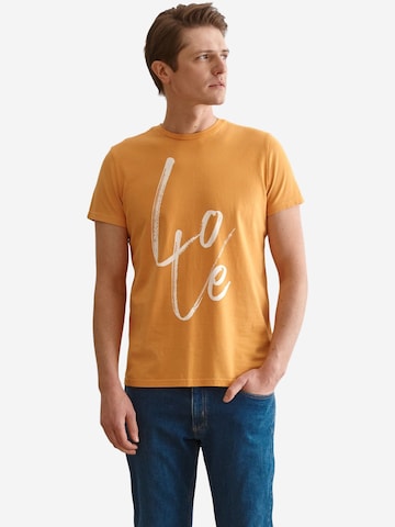 TATUUM - Camisa 'MIKIN 7' em amarelo: frente