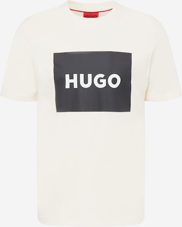 HUGO T-Shirt 'Dulive' in Beige: predná strana