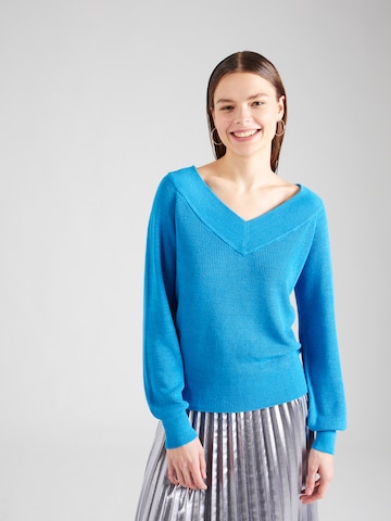 VERO MODA Trui 'NEW LEXSUN' in Blauw: voorkant