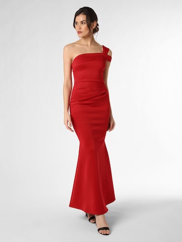 Lipsy Evening Dress in Red: front