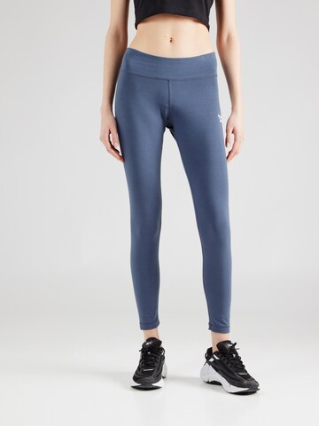 Coupe slim Leggings Reebok en bleu : devant