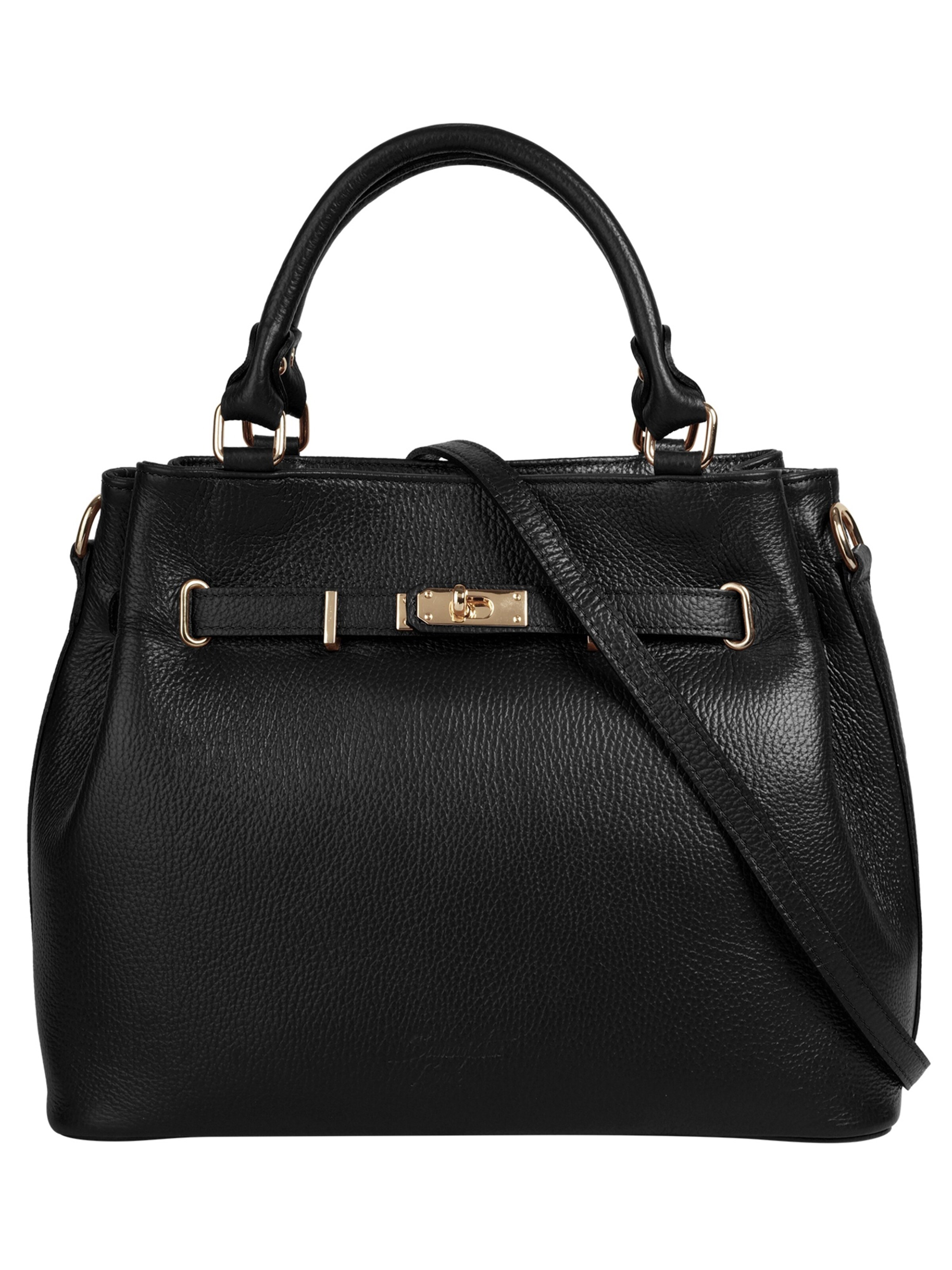 Samantha Look Handbag in Black: front