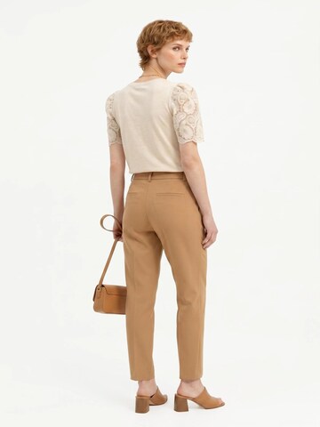 Alexa Dash Blouse in Beige