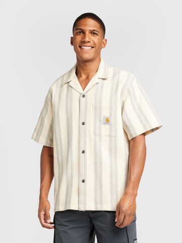 Carhartt WIP Comfort Fit Hemd 'Dodson' in Weiß: Vorderseite