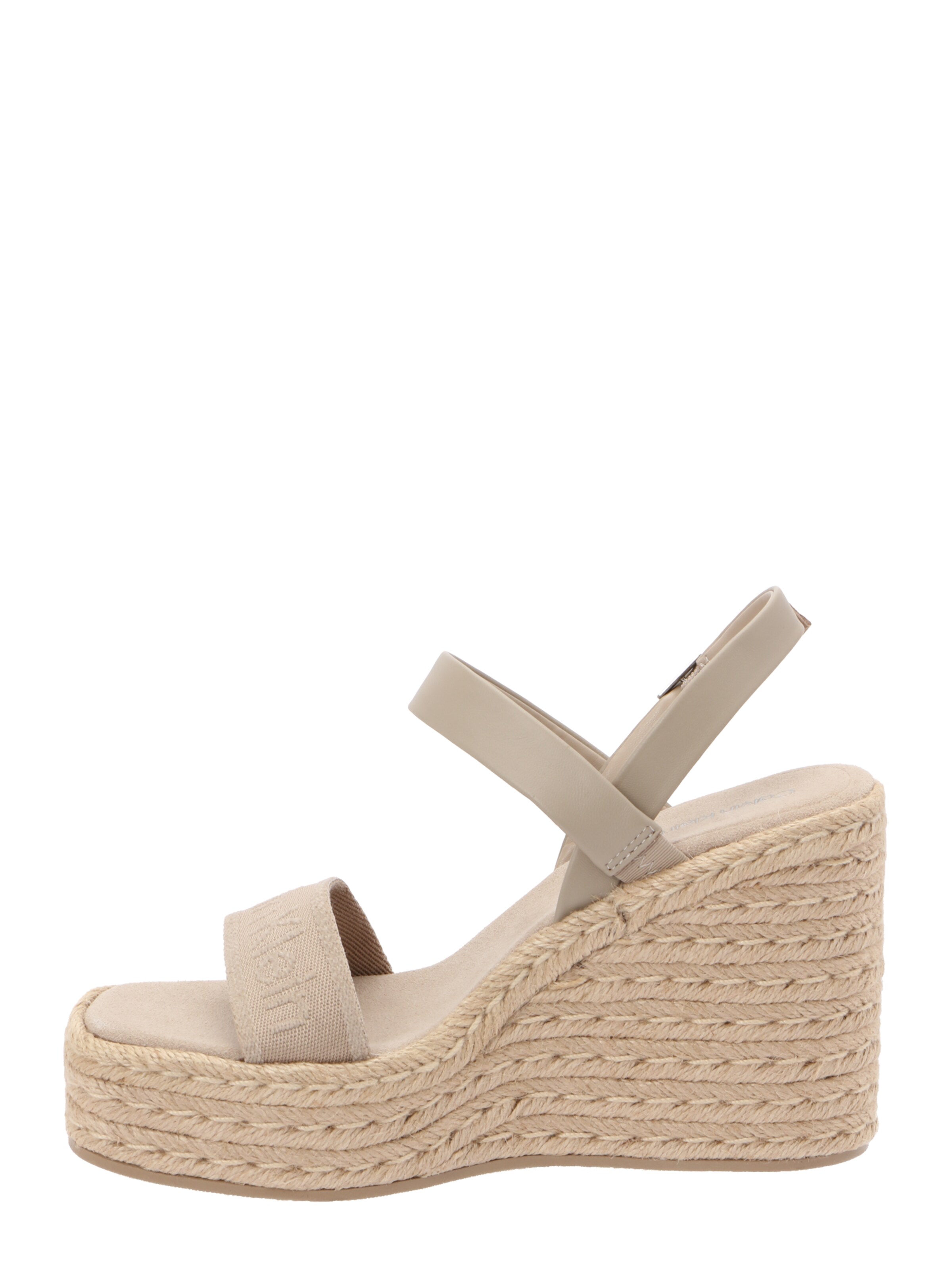 bēšs Calvin Klein Siksniņsandales 'Elisabeth'