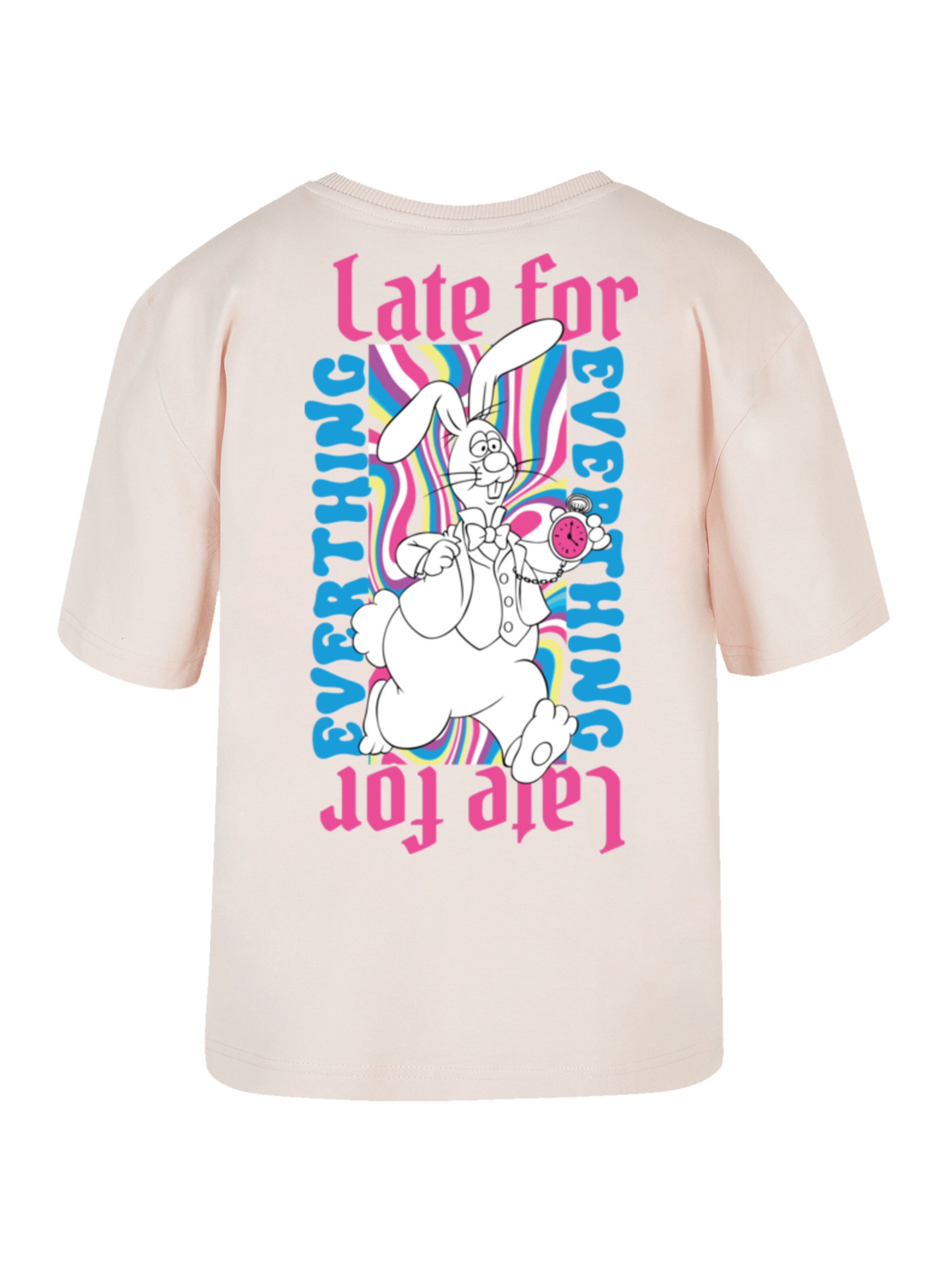 T-shirt 'Alice im Wunderland Heroes of Childhood' F4NT4STIC en rose