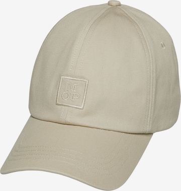 Casquette Marc O'Polo en beige : devant