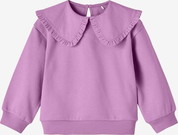 NAME IT Sweatshirt 'Nanna' in Purple: front