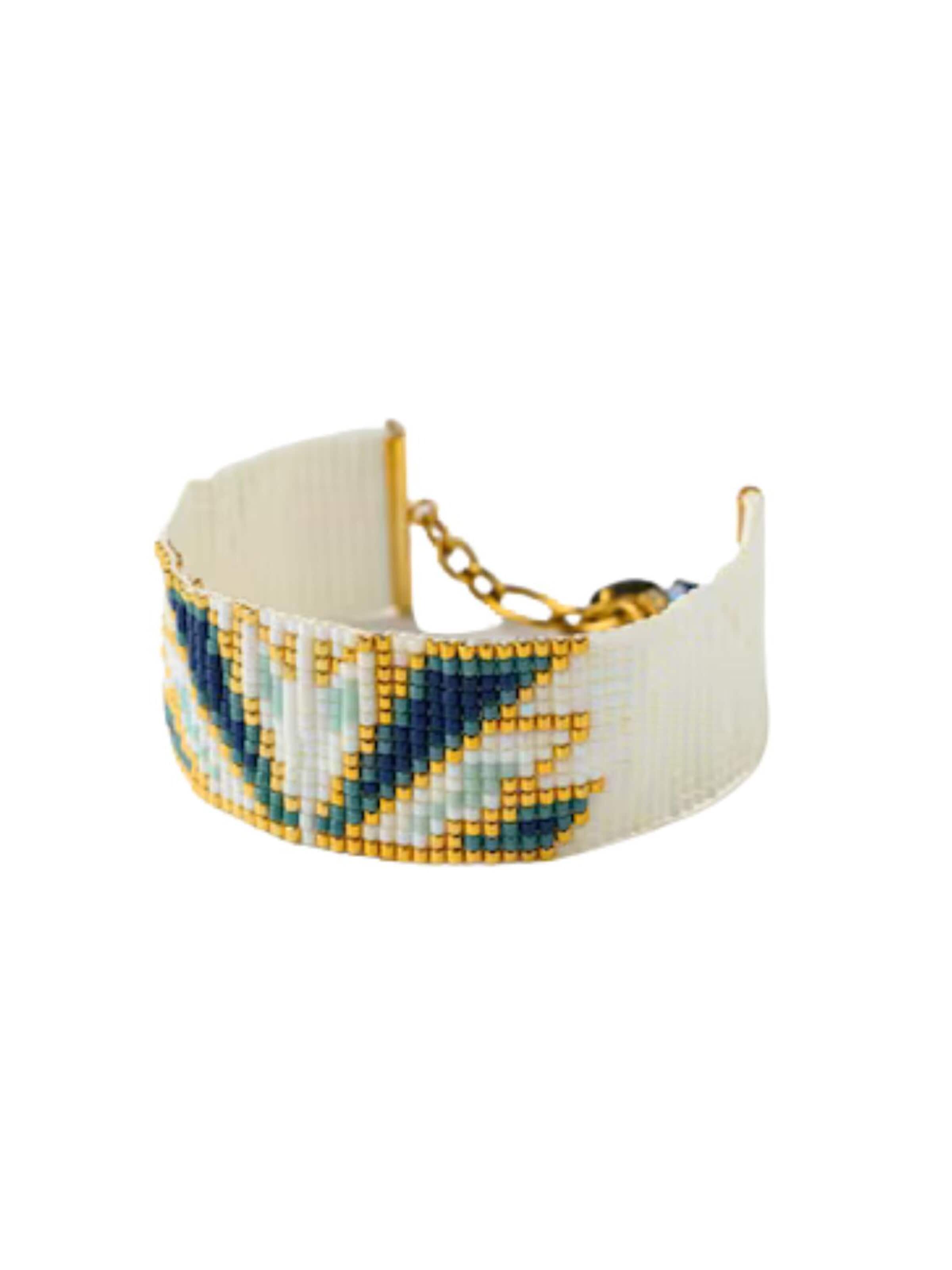 THE GEM STORIES JEWELRY Βραχιόλι σε μπλε: μπροστά