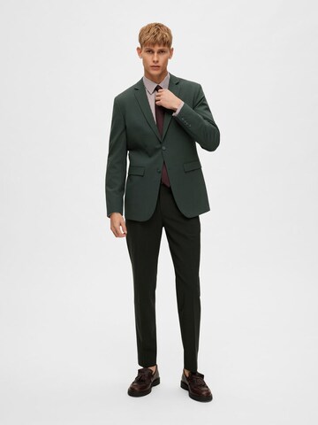 Coupe slim Veste de costume 'ELON' SELECTED HOMME en vert