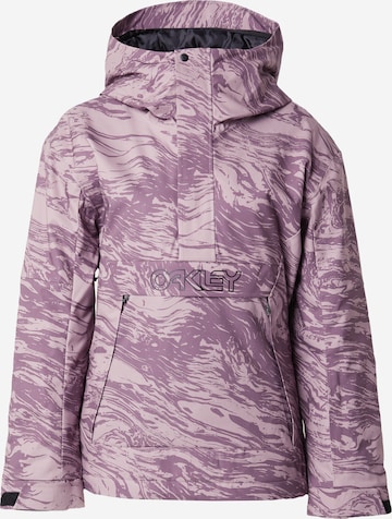 Veste outdoor OAKLEY en violet : devant