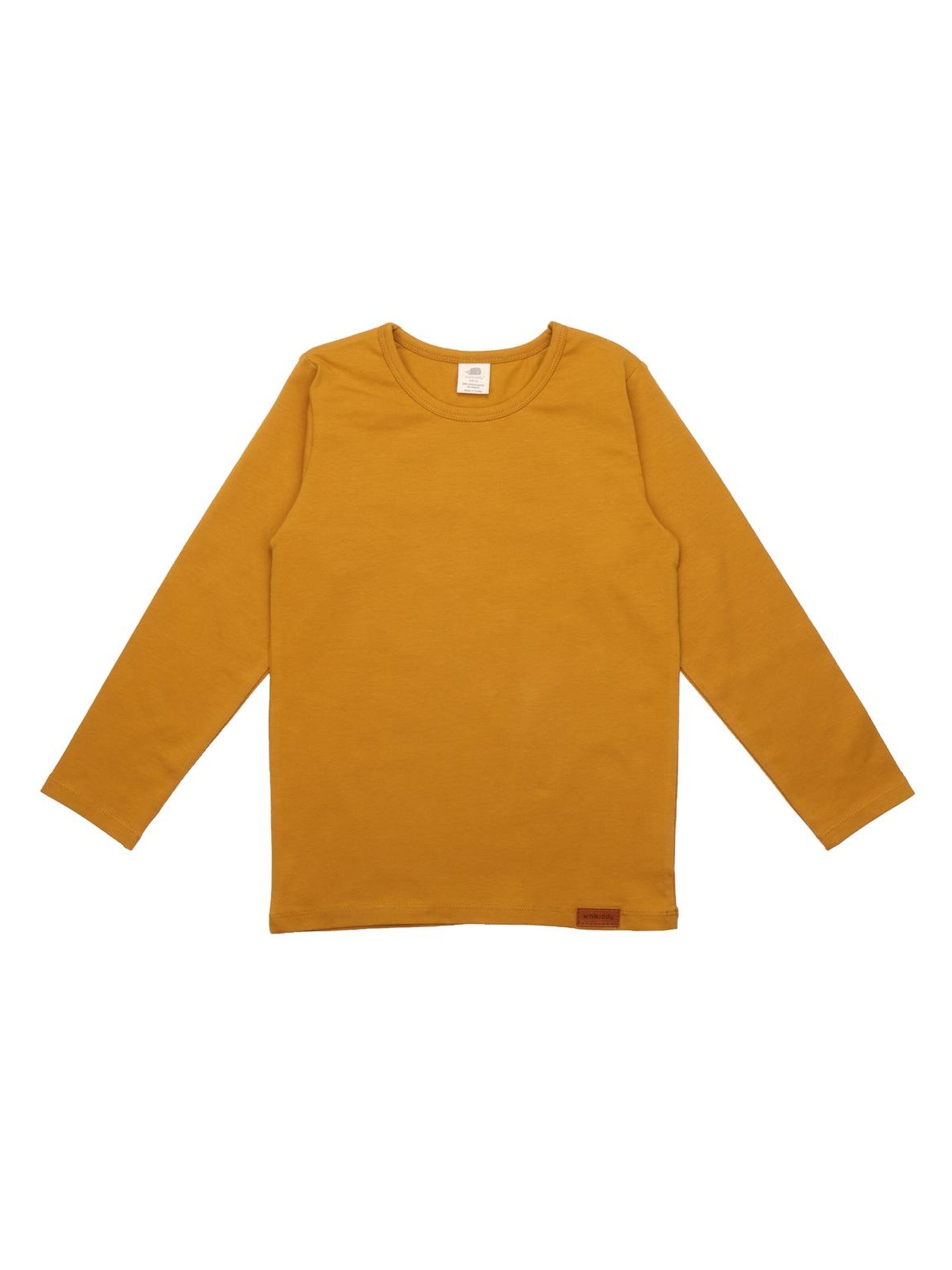 Walkiddy Shirt 'Walkiddy - Unifarben Shirt'‌‌‌‌‌‌‌‌ in 50-56 in gelb, Produktansicht