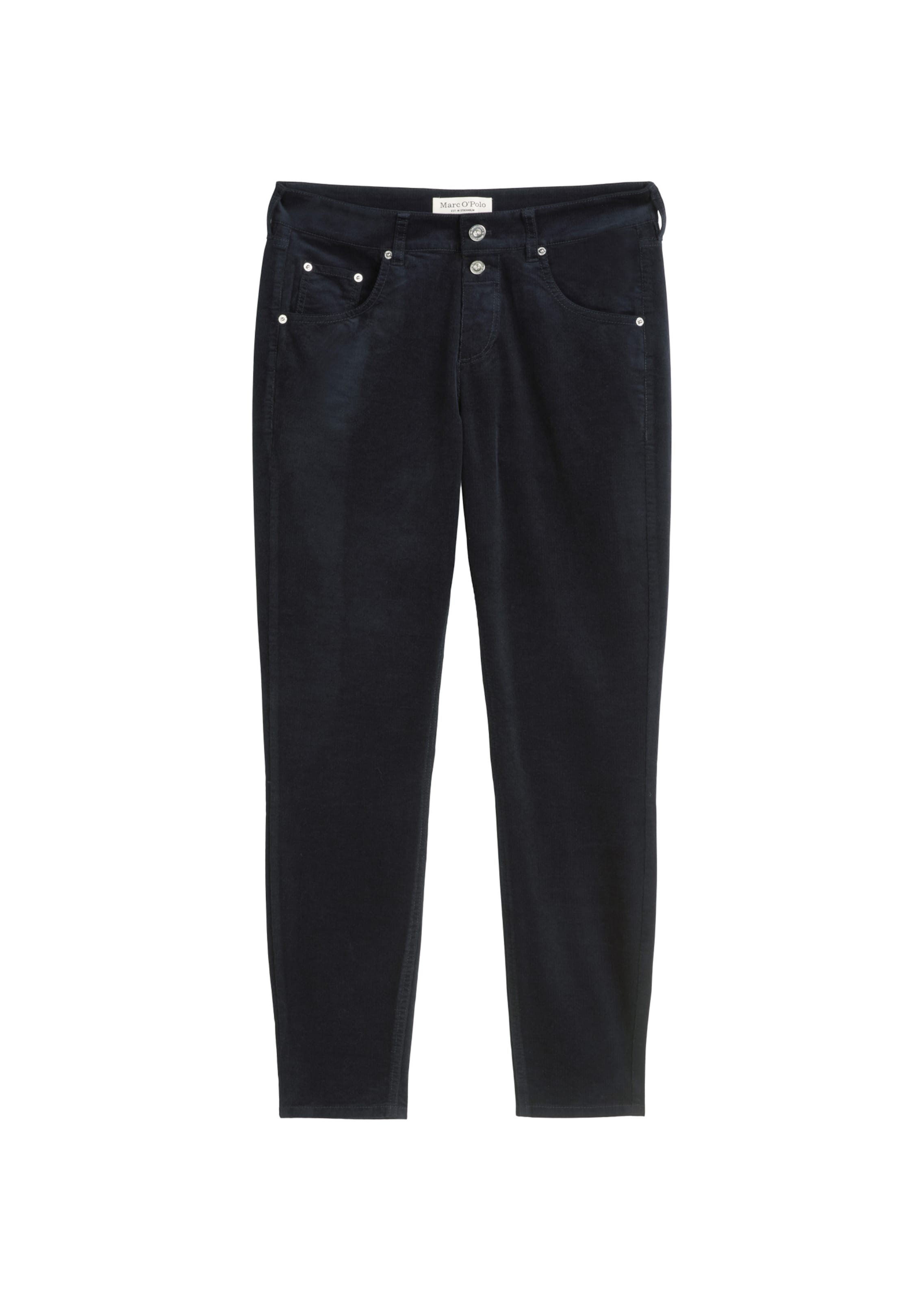 Marc O'Polo - Regular Calças 'Theda' em azul: frente