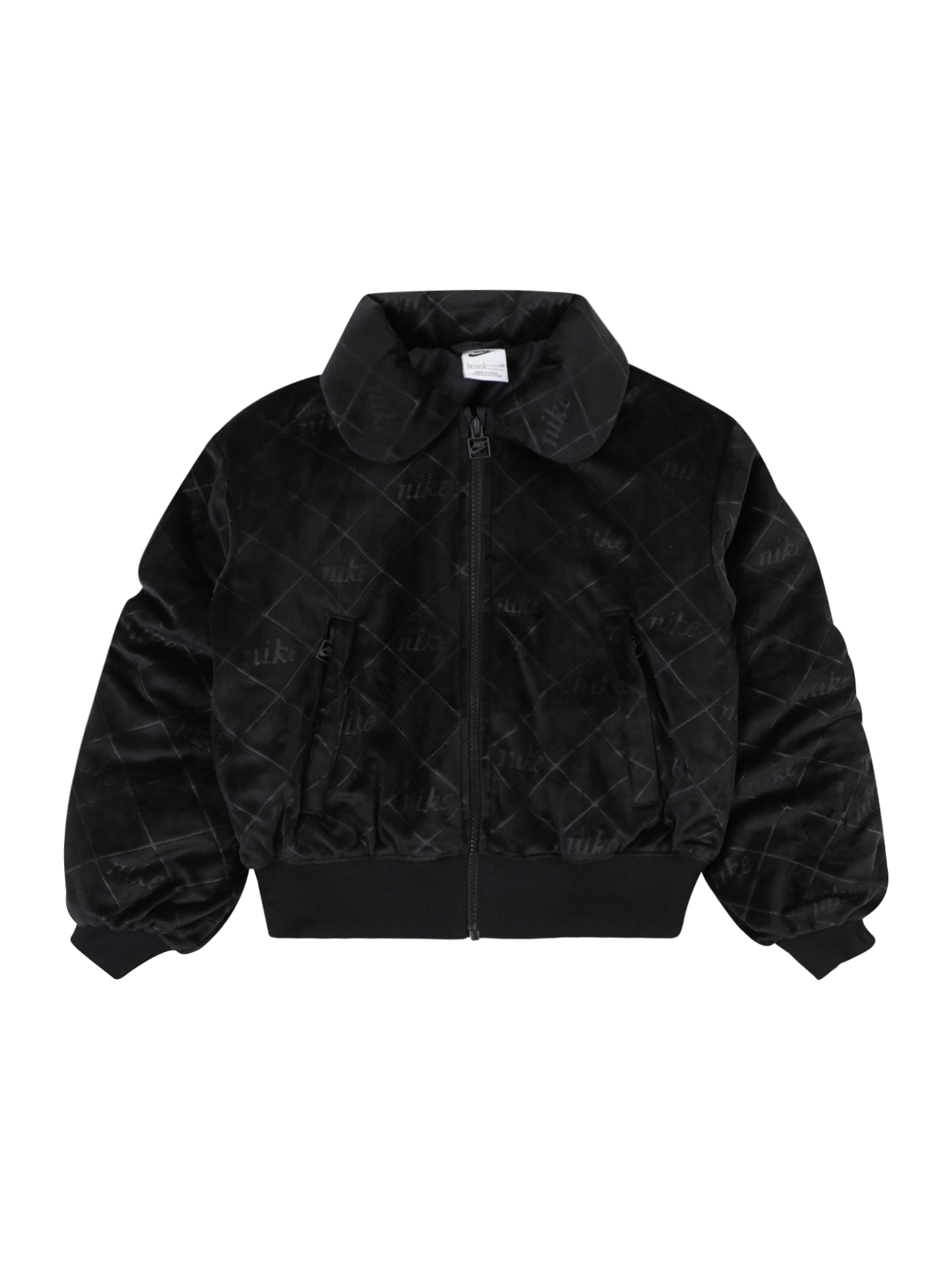 Geacă de primăvară-toamnă de la Nike Sportswear pe negru: față