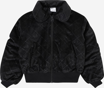 juoda Nike Sportswear Demisezoninė striukė: priekis