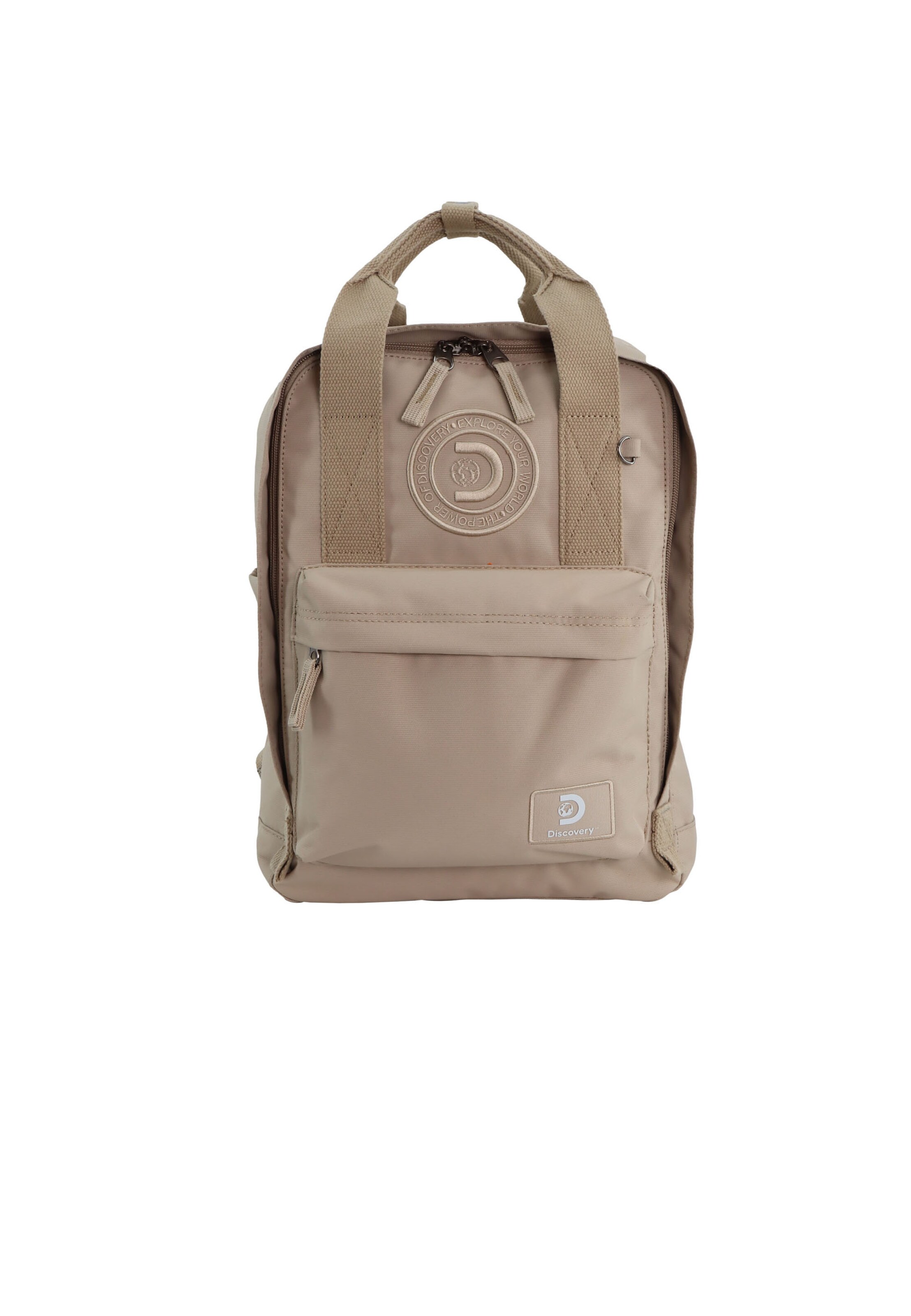 Discovery Backpack 'Cave' in Beige: front