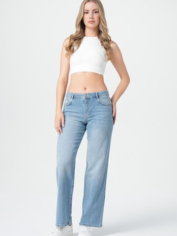 Wide Leg Jean M.O.D MIRACLE OF DENIM en bleu : devant