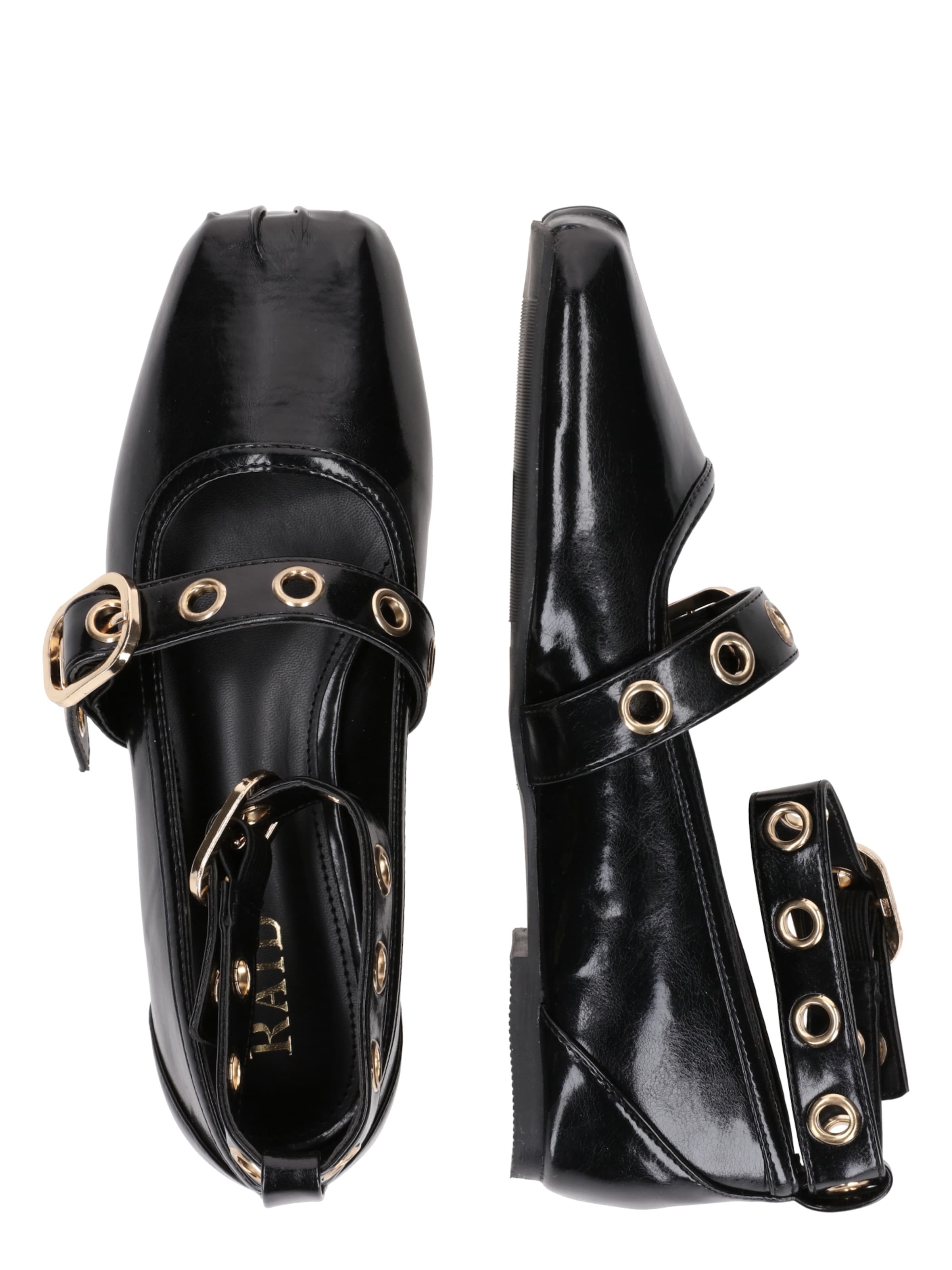 Ballerines à lanières 'BLESSING' Raid en noir