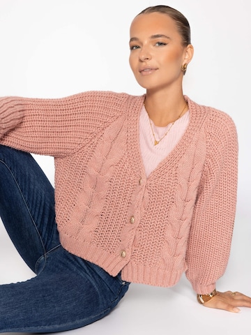 SASSYCLASSY Oversized Cardigan in Pink