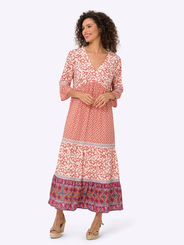 heine Kleid in Orange: Vorderseite