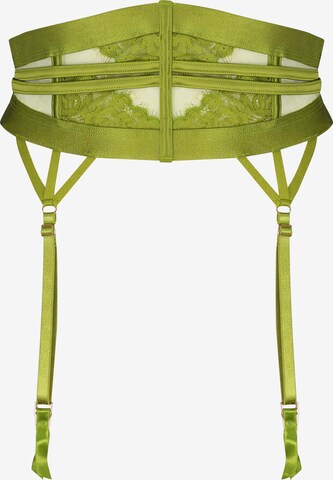 Hunkemöller Garter Belt 'Sable' in Green: front