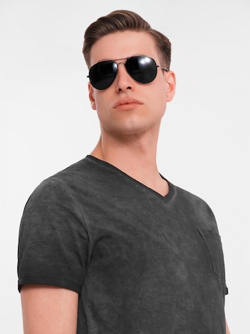 Ombre Shirt in Black