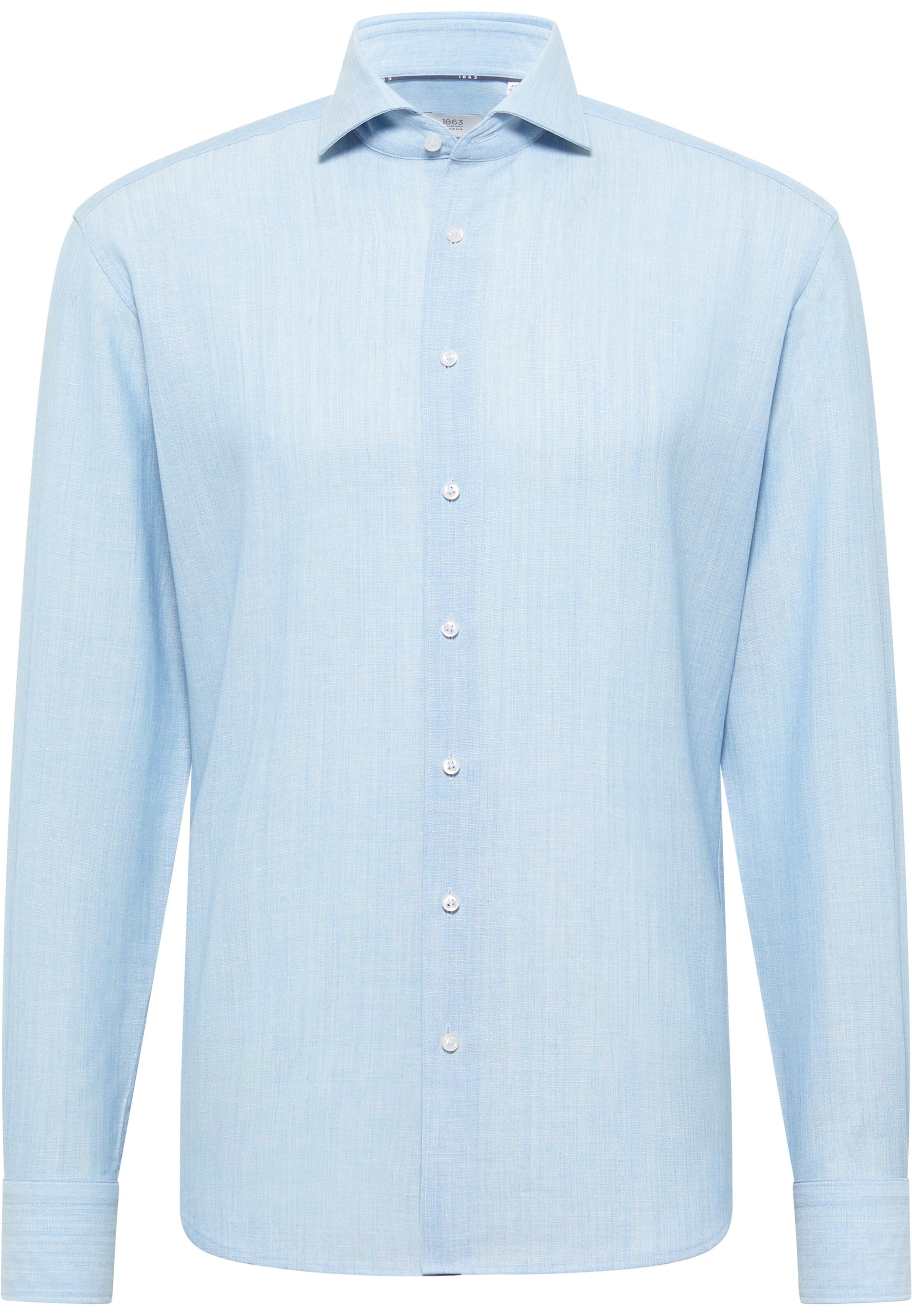 ETERNA Regular Fit Hemd in Blau: Vorderseite