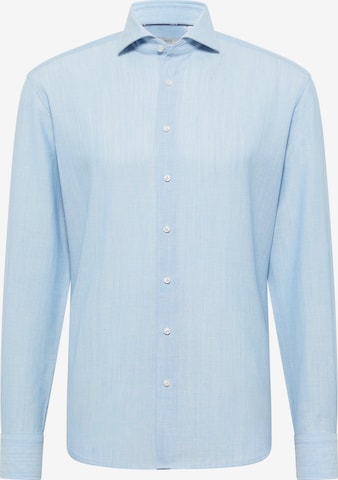 ETERNA Regular Fit Hemd in Blau: Vorderseite