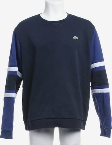 LACOSTE Sweatshirt / Sweatjacke XXL in Blau: predná strana