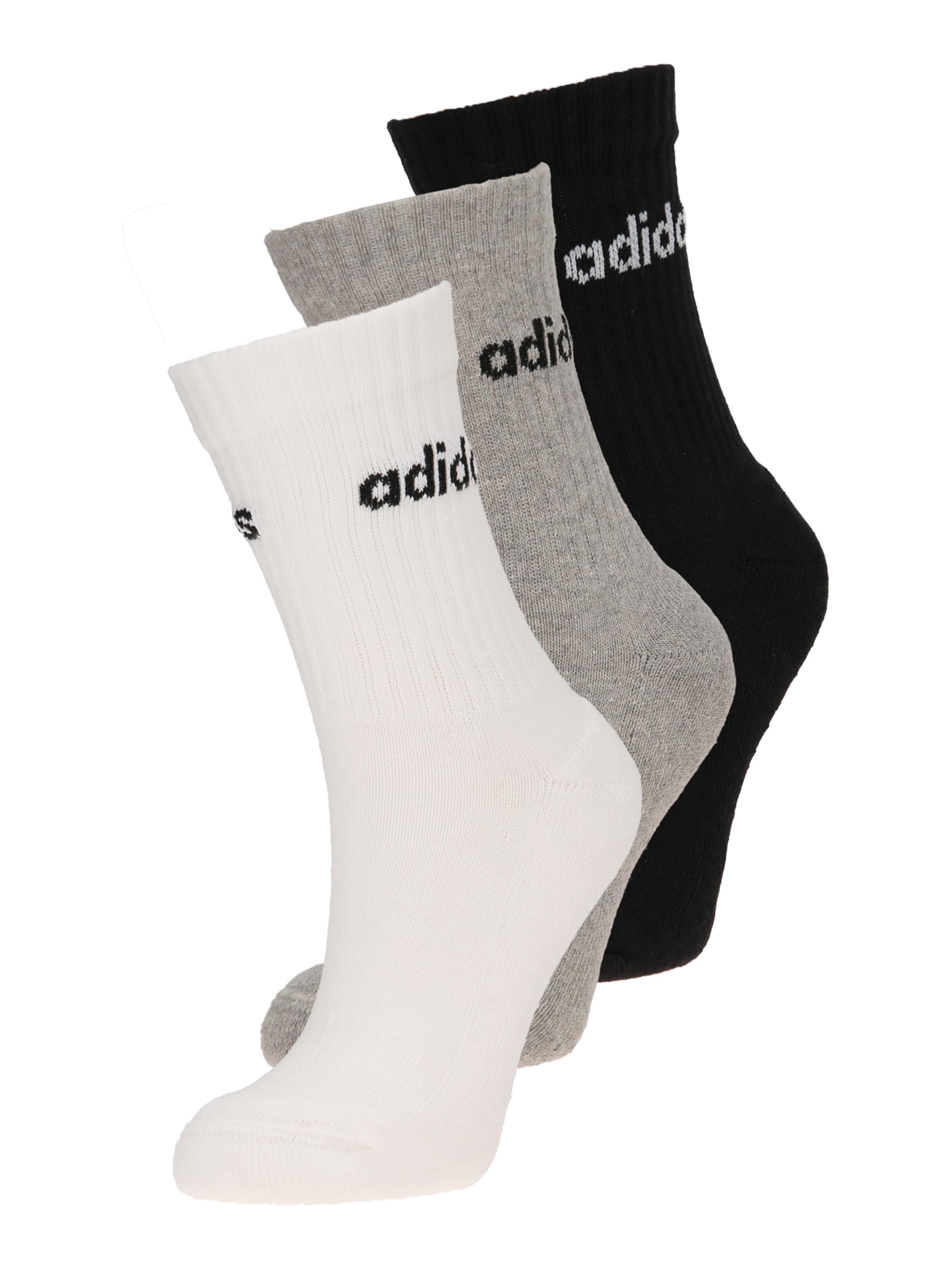 ADIDAS PERFORMANCE Athletic Socks in Grey: front