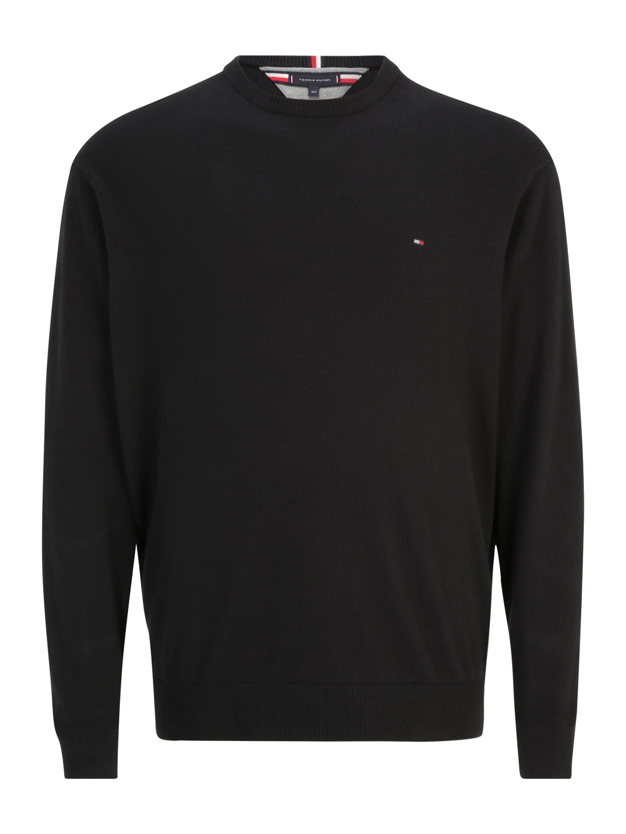 Pull-over Tommy Hilfiger Big & Tall en noir : devant