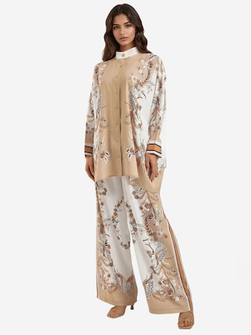 Pantalons de tailleur Hiccup en beige : devant