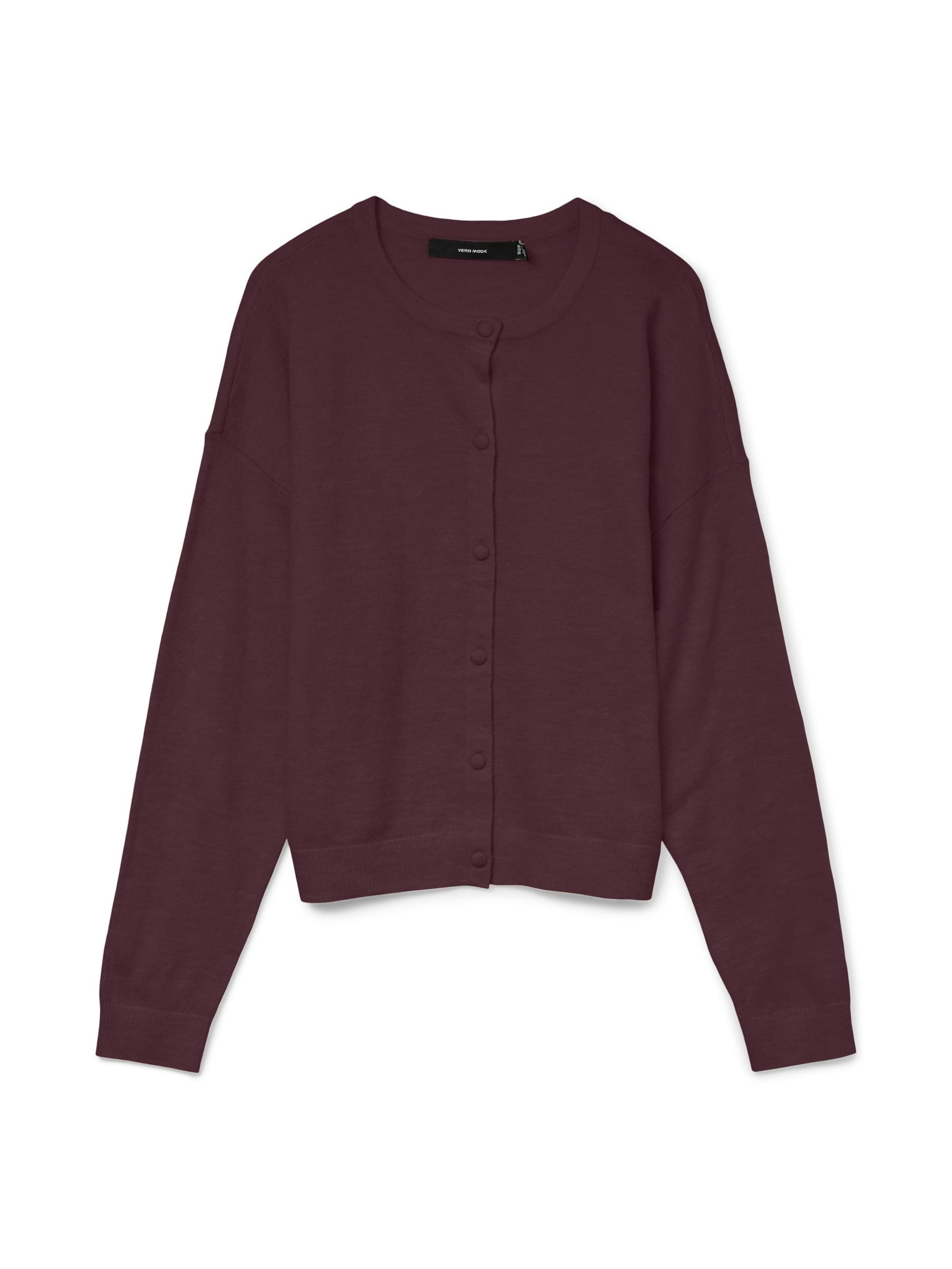 VERO MODA Kardigan 'VMMarina' w rozmiarze XS w kolorze czerwone winom, Podgląd produktu