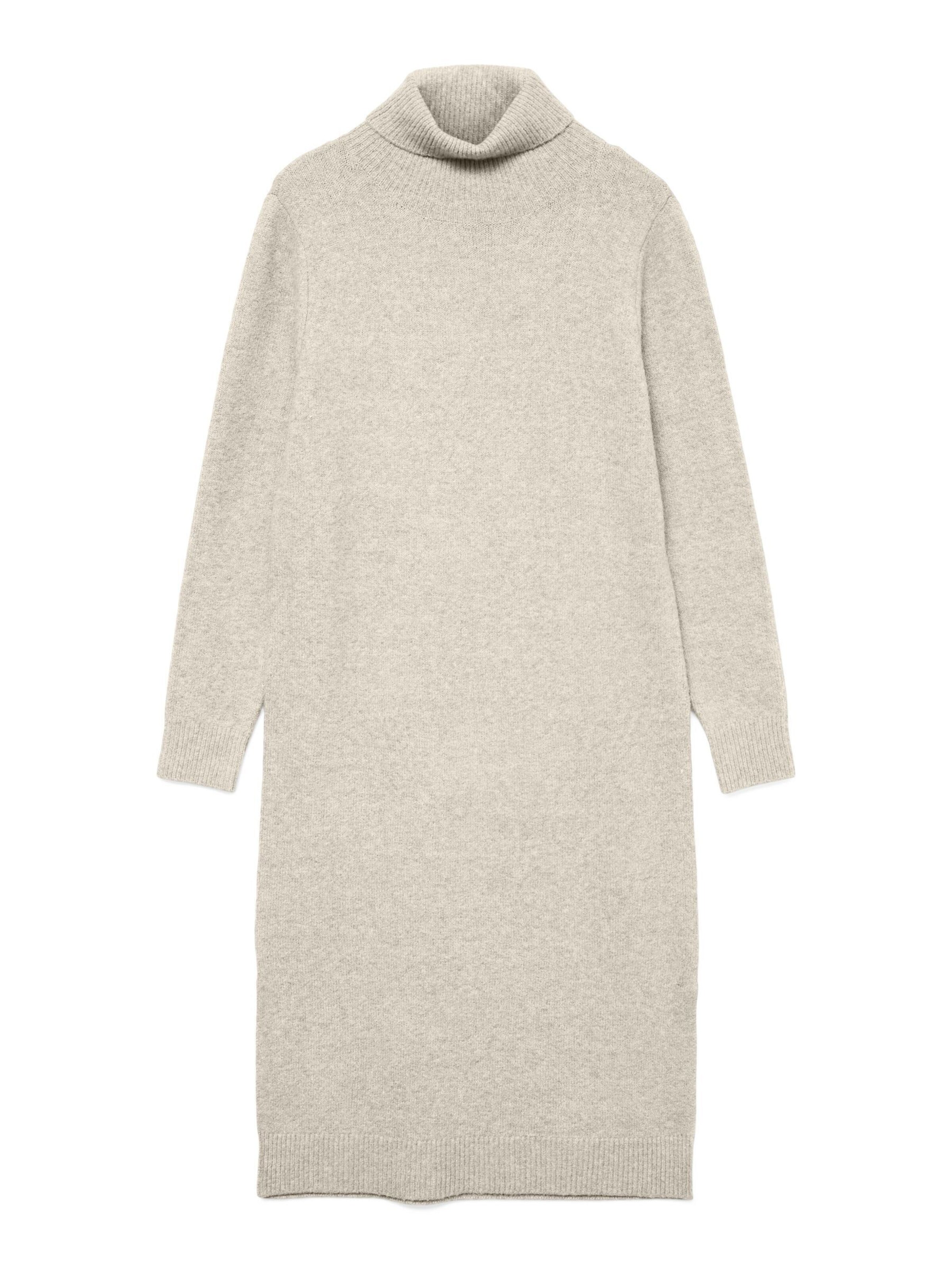 VERO MODA Strickkleid 'BOOM' in Beige: Vorderseite
