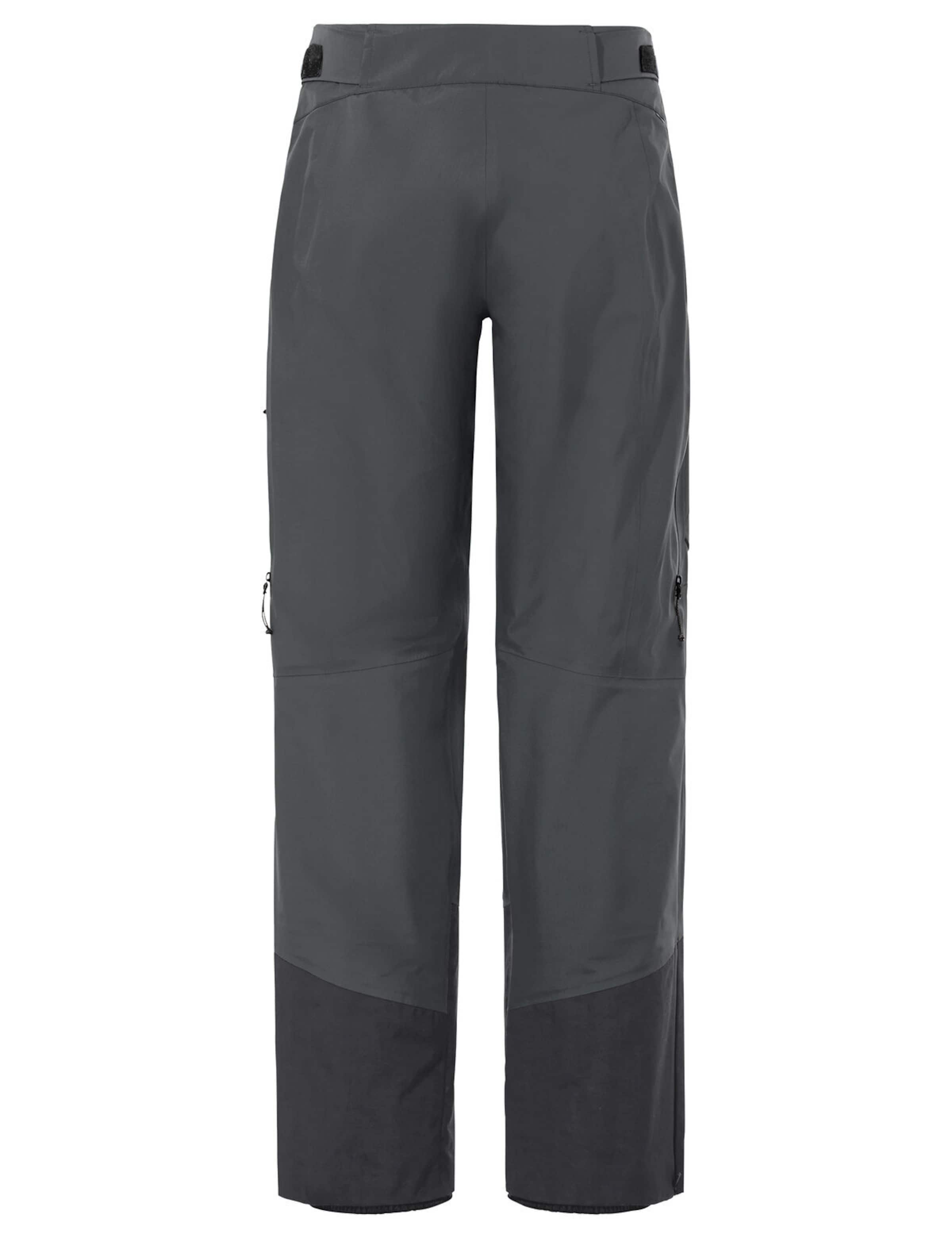 VAUDE Regular Sports trousers 'Monviso II' in Grey