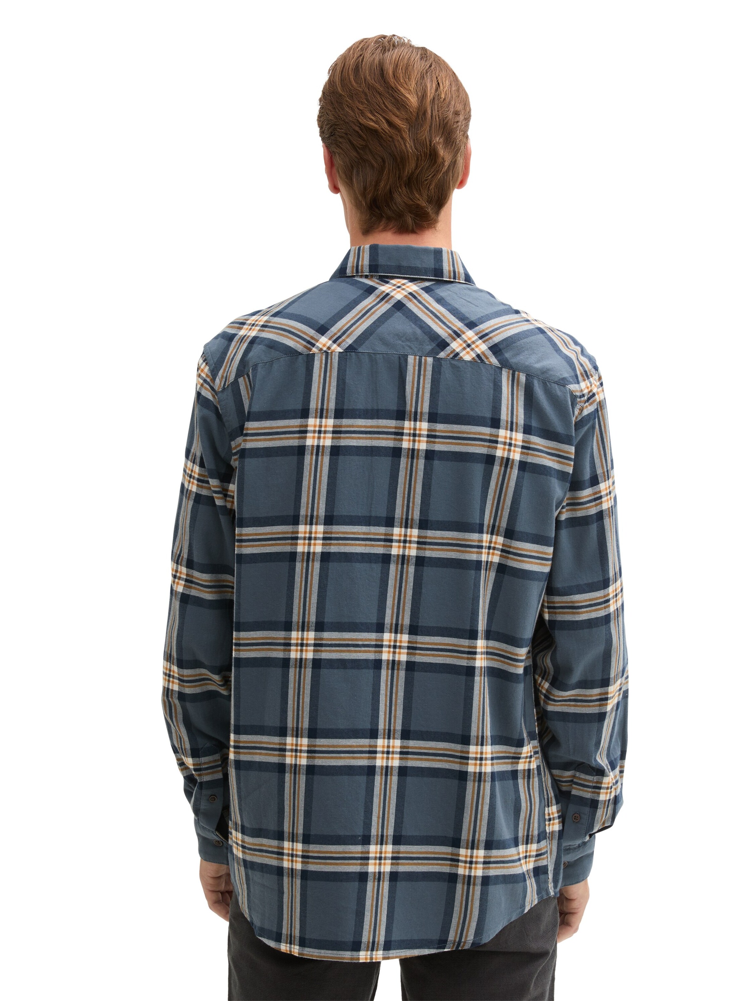 TOM TAILOR Regular Fit Hemd in Blau