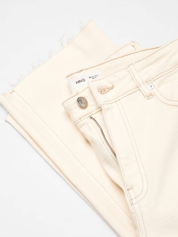 MANGO Regular Jeans 'SIENNA' in White