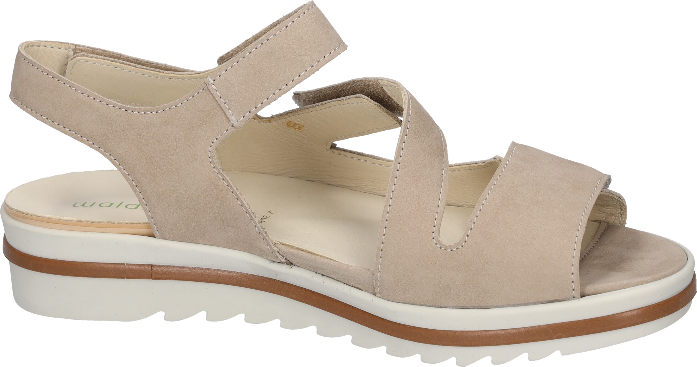 WALDLÄUFER Strap Sandals in Beige