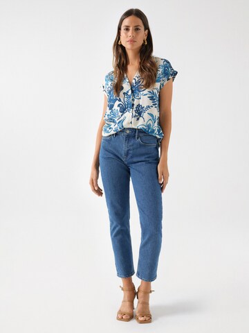 Salsa Jeans Bluse in Blau