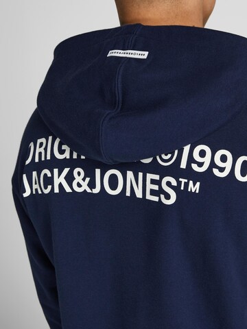 JACK & JONES Mikina 'Worldwide' – modrá