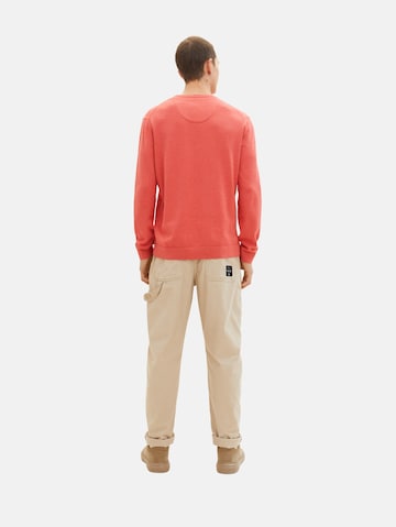 TOM TAILOR Sweater in Red