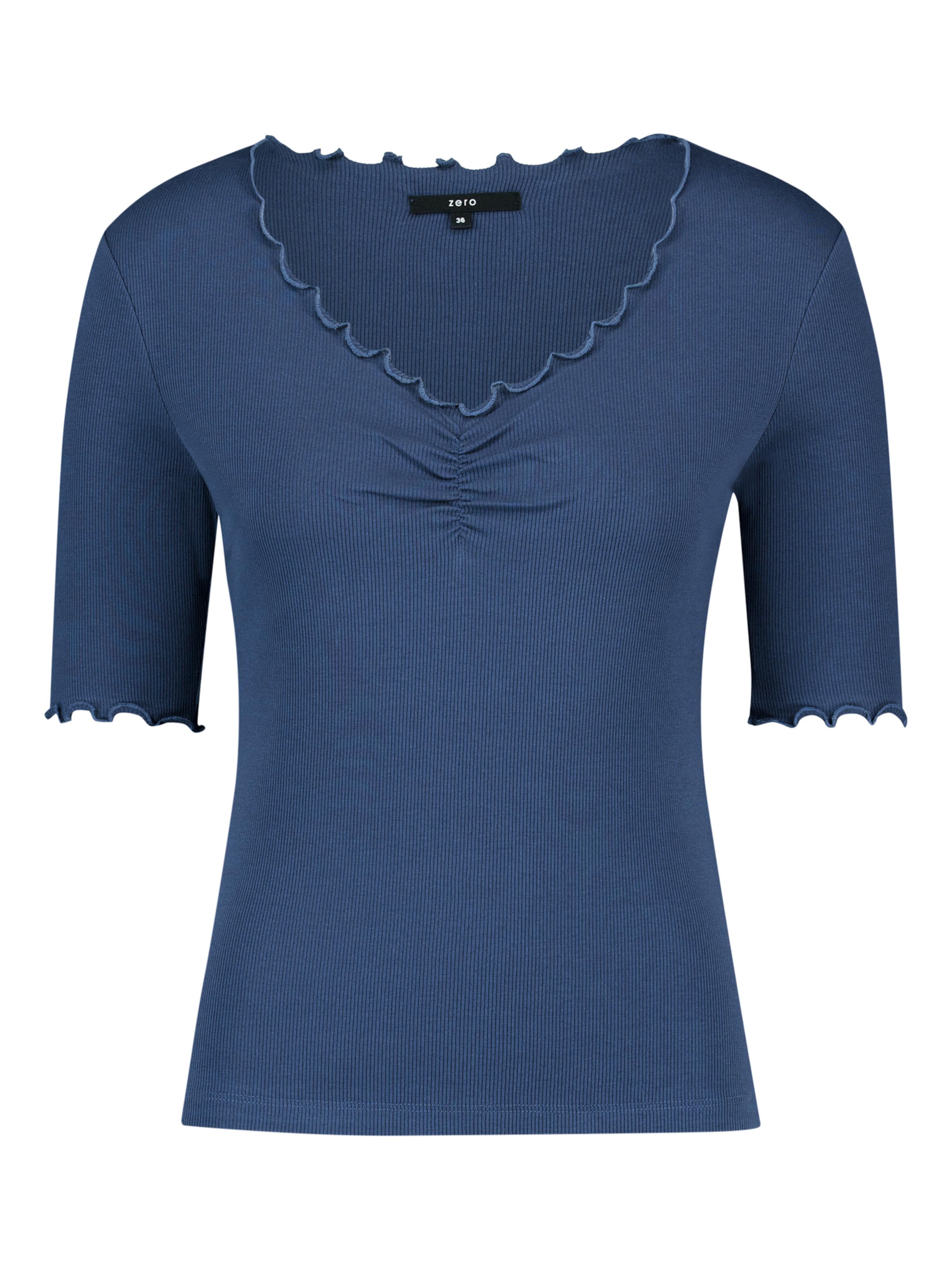 zero Shirt in Blau: Vorderseite