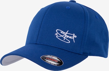 2Stoned Cap 'Flexfit Wooly Combed Classic' in Blue: front