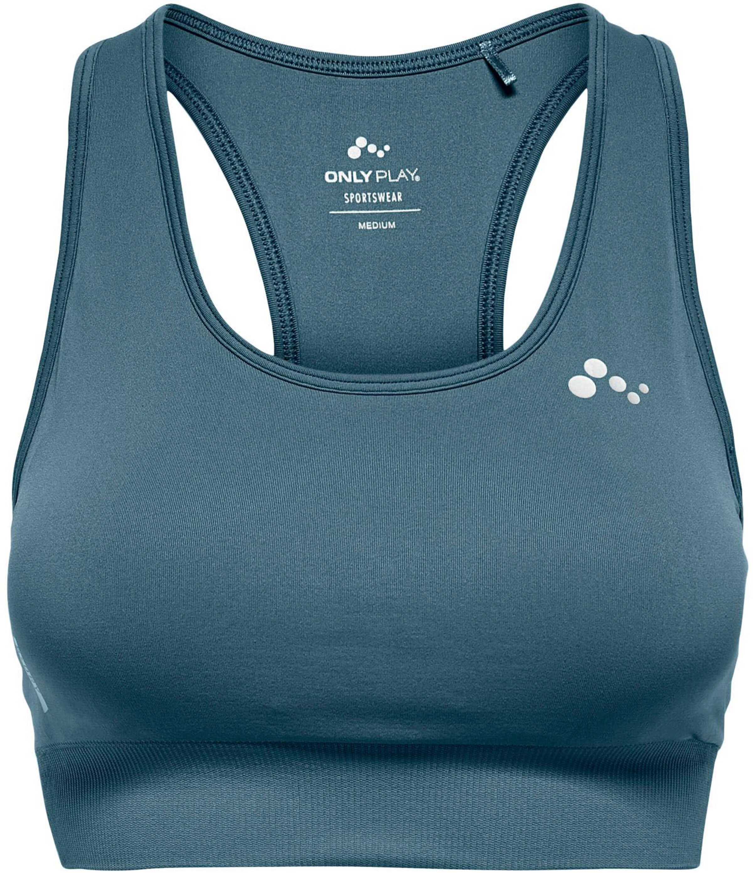 ONLY PLAY - regular Sujetador deportivo 'Daisy' en azul