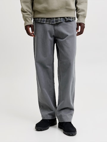 Largi Pantaloni 'JWHALEX SMITH' de la JACK & JONES pe gri: față