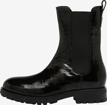 Love Moschino Chelsea Boots in Schwarz: predná strana