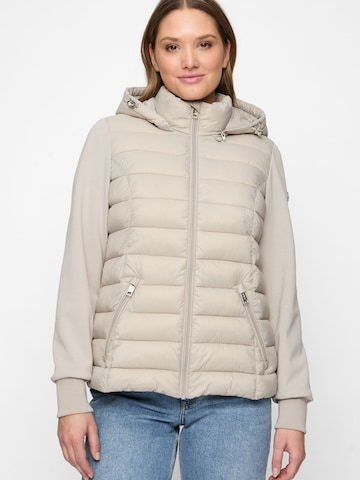 Covered Winterjas 'Sophiaa' in Beige: voorkant