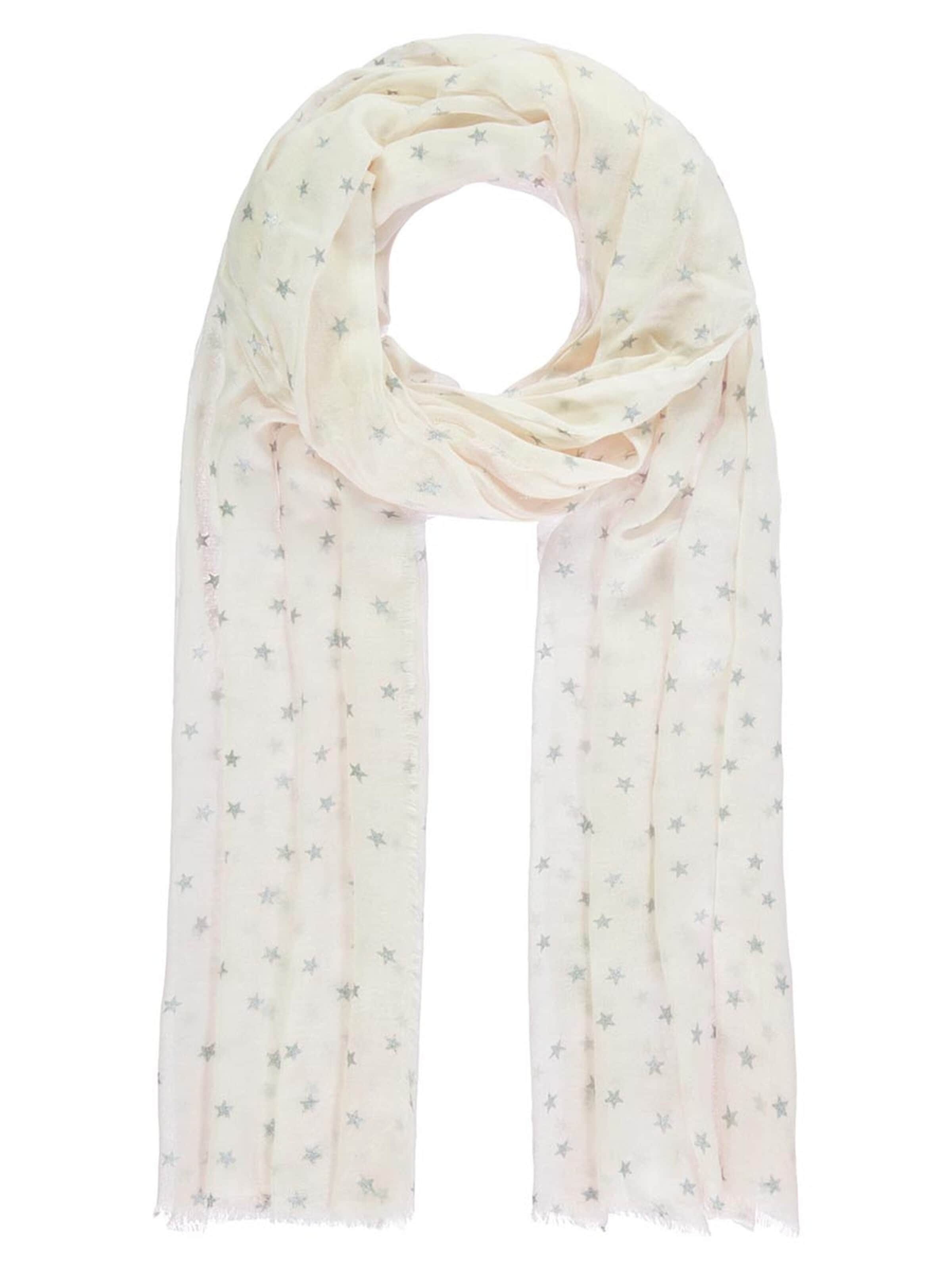 Passigatti Scarf 'Schal Folienprint mit Sternen' in Beige: front