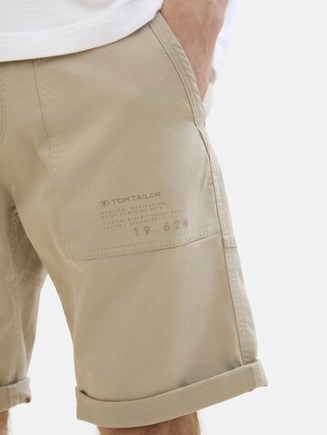 TOM TAILOR Regular Broek in Bruin